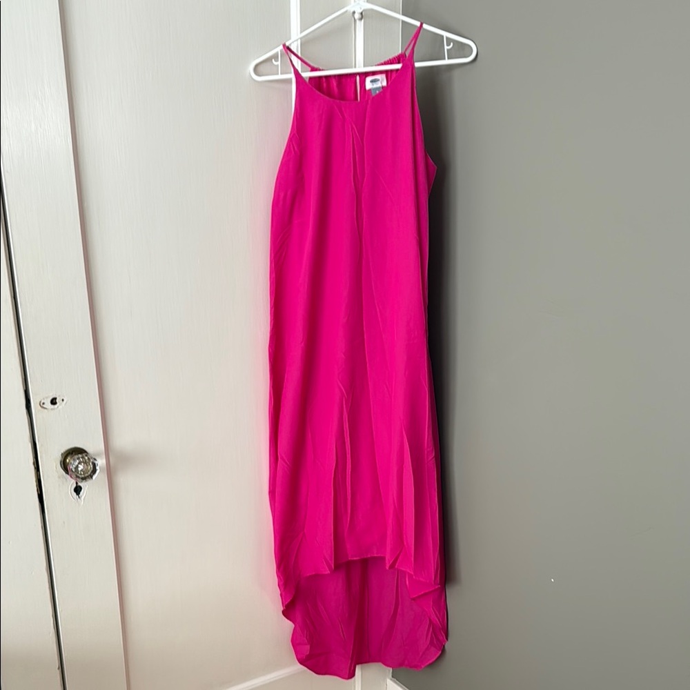 Old Navy Hot Pink Sleeveless Dress